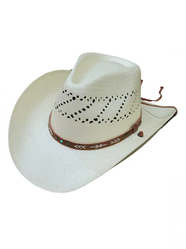 Topi Cowboy dengan Pegas di Samping
